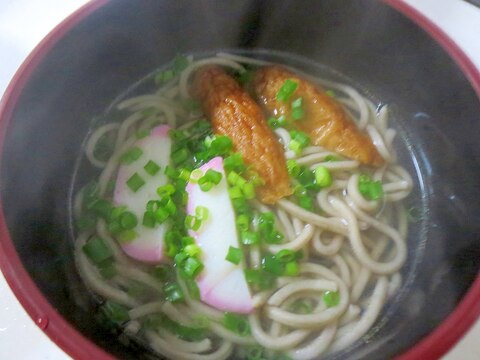 白だしで蕎麦